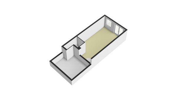 Floorplan - Osseweistraat 36B, 3023 DD Rotterdam